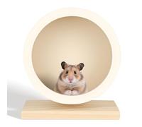 YYTECH Roue Hamster Silencieuse, Roue d'exercice en Bois ø 14.5 Cm, Hamster Accessoire pour Petits Animaux de Compagnie - pour Le Repos et Le Mouvement - Bogie pour d'autres Petits Animaux