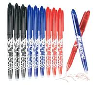 YYTECH Stylos Effaçable, Bille Effaçables à Encre Gel 9 PCS Stylo Effacable Stylo Gel Effaçables Pointe 0,5 mm, Stylos à Bille avec Gomme pour Adultes, Enfants, Bureau, Fournitures Scolaires