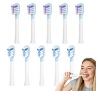 YYTECH Têtes de brosse à dents compatibles avec Laifen, lot de 10 têtes de rechange pour brosse à dents pour adultes compatibles avec la brosse à dents électrique Laifen