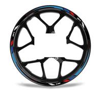 YYTEMD Autocollants de Bord de Bandes Autocollants De Roue De Moto Rayures Autocollants Jante Réfléchissants pour GSXR 600 750 1000 150 GSX-R K1 K3 K4 K5 K6 K7(Blue-a)