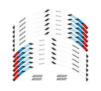 YYTEMD Autocollants de Jante Autocollants De Jantes De Roues Et De Moto pour B&MW S1000RR(A White)