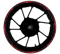 YYTEMD Autocollants de Jante Autocollants Réfléchissants Imperméables pour Jantes Et De Moto De 17 Pouces pour Kawasaki pour Ninja Z1000 Z1000SX(Style 3)