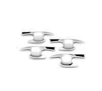 YYTEMD Couvercle De Poignée Porte Extérieure Plaque Électrique Voiture, 4 Pièces, Pour Toyota Pour Camry XV70 2018 2019 2020 2021(Silver A)
