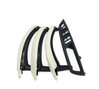 YYTEMD Ensemble De 7 Poignées De Porte Intérieures Avec Revêtement En Cuir Pour X5 X6 E70 E71 07-14 couvercle poignée porte intérieure voiture(RHD Set Creamy14)