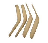 YYTEMD Ensemble De Garnitures De Poignée Intérieure De Porte Et D'accoudoir Pour X1 E84 2010-2016 couvercle poignée porte intérieure voiture(Beige-4pc)