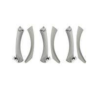 YYTEMD Ensemble De Poignées De Porte Intérieures De Voiture LHD RHD Pour Série 3 E90 E91 E92 316 318 320 325 328i 04-12 couvercle poignée porte intérieure voiture(LHD Titanium3)