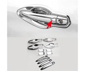 YYTEMD Garniture De Poignée De Porte Extérieure Pièces Automobiles Poignée De Porte Extérieure Ouvre-Porte pour Nissan pour Qashqai J11 2014-2021(Style 8)