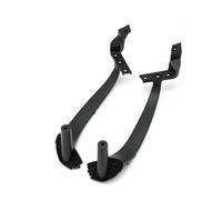 YYTEMD Lot 2 Poignées Porte Intérieures Voiture, Garniture Panneau De Couverture Extérieure Pour Benz Classe S W220 1998-2003 couvercle poignée porte intérieure voiture(Rear inner-Black4)