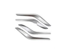 YYTEMD Poignée De Porte Intérieure Gauche/droite Pour X1 E84 2010-2016, Garniture De Poignée De Porte Intérieure, Accoudoir couvercle poignée porte intérieure voiture(Silver 42)