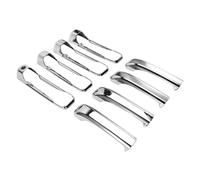 YYTEMD Poignée Porte Extérieure Avec Capuchon Remplacement Pour Ram 1500 2017-2010 Chromée chrome