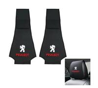 YYTERI 2 Housses d'appui-tête de Voiture pour sièges Avant,pour Peugeot 208 GT Line e-208 2019-2023 2024 étanches à la poussière, lavables, Accessoires d'appui-tête