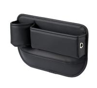 YYTONGMN Organisateur D'espace Siège Voiture pour Peugeot 107 Hatchback 2008-2014, Organiseur LatéRal Boîte Rangement Siège Accessoire Voiture,Main Driver Black