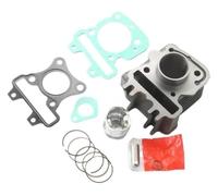yytzio Kit Cylindre 50cc, Piston et Joint de Cylindre compatibles avec Vespa LX50 S ET4 50cc AC 4 Temps