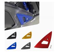 yytzior Motorcycle Exhaust Pipe Decorative Bracket Protective Front End Golden Triangle Decorative Compatible with S&uzuki UHR150(Red)