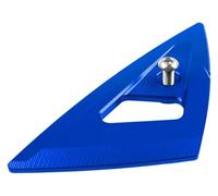 yytzior Motorcycle Exhaust Pipe Decorative Bracket Protective Front End Golden Triangle Decorative Compatible with S&uzuki UHR150(Blue)
