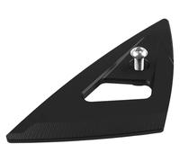 yytzior Motorcycle Exhaust Pipe Decorative Bracket Protective Front End Golden Triangle Decorative Compatible with S&uzuki UHR150(Black)