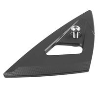 yytzior Motorcycle Exhaust Pipe Decorative Bracket Protective Front End Golden Triangle Decorative Compatible with S&uzuki UHR150(Titanium)