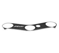 yytzior Motorcycle Triple Tree Top Clamp Upper Front End Decals 3D Logo Soft Plastic Protector Pad Sticker Compatible with R6 YZFR6 2006-2016