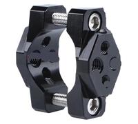 yytzior Stent de Moto en Alliage 17-32mm, Support Pare-Chocs, Pince, projecteur auxiliaire, Phare, Clip lumière, Guidon GPS for téléphone