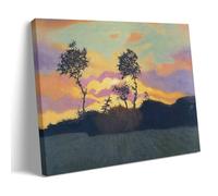 YYUEQIL Felix Vallotton Impression sur toile paysage au coucher du soleil - Décoration murale cool - Décoration d'intérieur - Idée cadeau - 30 x 45 cm