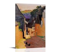 YYUEQIL Felix Vallotton - Impressions sur toile de peintures sur toile de paysage Rocamadour - Décoration murale avec cadre pour chambre à coucher, salon - 20 x 30 cm