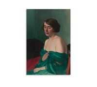 YYUEQIL Felix Vallotton Prints Impression sur toile Ritratto Di Donna Décoration murale Idée cadeau Sans cadre 40 x 60 cm