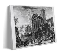 YYUEQIL Impression d'art mural Giovanni Battista Piranesi Vue de la source et des grottes d'Égérie - Décoration murale à suspendre - Cadre cadeau pour chambre à coucher - 20 x 30 cm