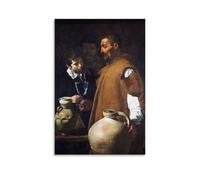 YYUEQIL Impression de Diego Velazquez El Aguador de Sevilla - Décoration murale d'intérieur - Pour chambre à coucher - Sans cadre - 20 x 30 cm