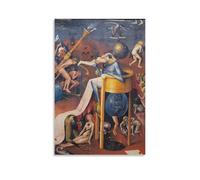 YYUEQIL Impression de Jérôme Bosch - Jardin des délices terrestres - Décoration murale à suspendre - Décoration de chambre à coucher - Sans cadre - 20 x 30 cm