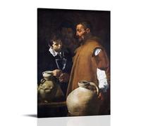 YYUEQIL Impression sur toile Diego Velazquez El Aguador De Sevilla - Décoration murale d'intérieur - 30 x 45 cm