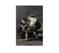 YYUEQIL Impression sur toile Francisco De Goya Forge - Décoration murale - Décoration d'intérieur - Sans cadre - 40 x 60 cm