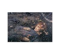 YYUEQIL Impression sur toile « Oh What's That in The Hollow » d'Edward Robert Hughes - Décoration murale sans cadre - 50 x 75 cm