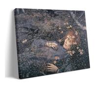 YYUEQIL Toile murale décorative avec cadre Edward Robert Hughes Oh What's That in The Hollow - 20 x 30 cm
