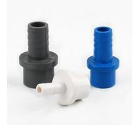 YYULZO Ensemble de 4 raccords de Tuyau en PVC - Argent/Blanc/Bleu - Diamètre extérieur 20/25/32 mm - Raccords d'irrigation de Jardin for Tube Rigide, Joint pagode en Plastique(Blue,20mmx16mm)