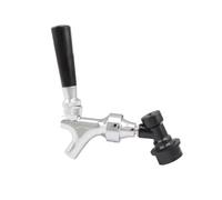 YYULZO Robinet de bière Pression chromé à débit réglable (1 pièce) - Robinet de fût Haut de Gamme for Brassage Maison avec déconnexion à Bille(US Type Tap)