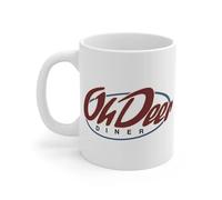 YYUNAW Grande tasse à café Alan Wake, Oh Deer Mug, Alan Wake Merch, Bright Falls Grande tasse à café, tasses en céramique, tasses avec poignée, peut chauffer, tasse de 325 ml