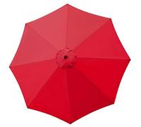 YYUYFGJ Toile De Remplacement Parasol Déporté Octogonal 3M 8 Baleines Toile De Rechange(Color:Rouge)