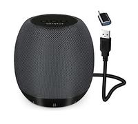 YYV Enceinte Pc pour Ordinateur de Bureau/Ordinateur Portable, Mini Haut Parleur Pc USB avec Son StéRéO et Basses AméLioréEs, Haut Parleur D'Ordinateur Plug and Play