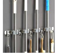 YYV Porte Balai Mural - Accroche Balai en Acier inoxydable Support Cintre de Rangement pour Cuisine Garage couleurs multiples