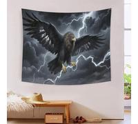 YYVKPMLXC 3D Effet Aigle Tenture Murale,Ciel d'orage Tapisserie Murale Aesthetic Pour Maison Salon Chambre Dortoir Décorations Murales Wall Tapestry 150cmx200cm