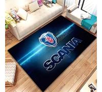 yyxsgdmw Camion Scanla Eagle Logo Tapis Tapis pour Salon Décoration Intérieure Canapé Table Grand Tapis Chambre Antidérapant Tapis De Sol Salon Paillasson A944 120×160Cm