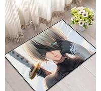 yyxsgdmw Jeu N-Nier Automata Yorha 2B Petit Tapis Tapis Tapis Décor Maison Tapis Chambre Couloir Balcon Tapis Entrée Paillasson Décoration Q5679 50×70Cm