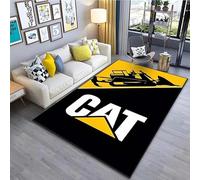 yyxsgdmw Mécanique C-Caterpillar Cat Tapis De Sol Imprimé Tapis 15 Tailles Salon Chambre Seuil De Chevet Salle De Bain Tapis De Sol Décor À La Maison H8910 90×150Cm