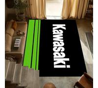 yyxsgdmw Petit Affichage Course Cool Tapis Antidérapant Moto Garage Cuisine Chambre Tapis Touffeté Salon K-Kawasakis Décoration D’Entrée Q3880 60×90Cm