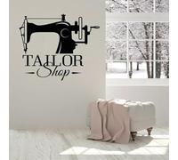 YYZOVBNN Autocollant mural pour atelier de couture, design de mode, autocollant mural pour tailleur, autocollant mural pour studio de couture