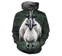 YYZOVBNN Sweat-Shirt Unisexe à imprimé 3D de Moutons, Coupe Ample et décontractée, Style Cool.