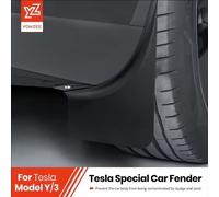 YZ pour Tesla Model 3 Y Highland Juniper 2021-2026 4 pièces Garde-boue avant et arrière pour Tesla Protection de garde-boue avant et arrière Accessoires MY Juniper 21-25