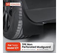 YZ pour Tesla modèle 3 Highland modèle Y Juniper 2021-2026 avant et arrière dédié TPE garde-boue accessoires de voiture M3 Highland 8PCS