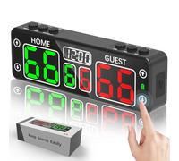 YZ Tableau de score numérique amélioré avec minuterie, mini tableau d'affichage électronique magnétique, tableau de score portable LED, tableau de basket-ball, gardien de score de cornhole pour jeux