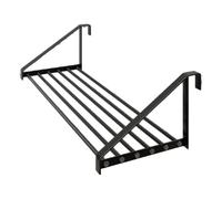 YZBACIL Single Layer Bedside Clothing Storage Rack, Clothes Organizing Hack, Bedside Organizer Shelf for North American